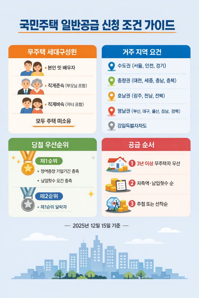 공공분양 일반분양 안내 인포그래픽
